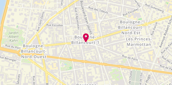 Plan de Express Food Iii, 137 Rue du Château, 92100 Boulogne-Billancourt