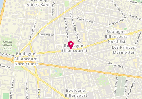 Plan de S.O.A, 152 Rue du Château, 92100 Boulogne-Billancourt