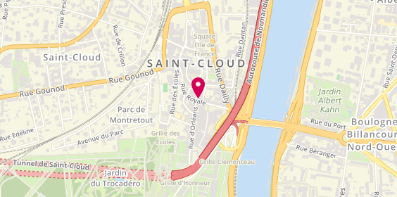 Plan de Pierre Sang Express, 2 Rue de l'Église, 92210 Saint-Cloud