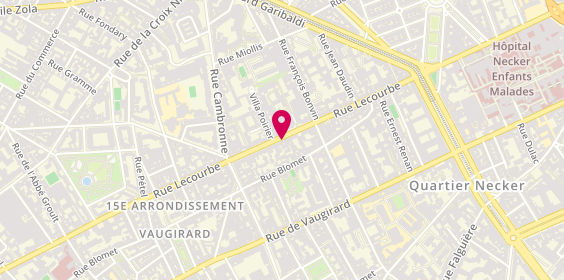 Plan de Mcdonald's, 79 Rue Lecourbe, 75015 Paris