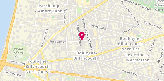 Plan de Rôtisserie Escudier, 41 Rue Escudier, 92100 Boulogne-Billancourt