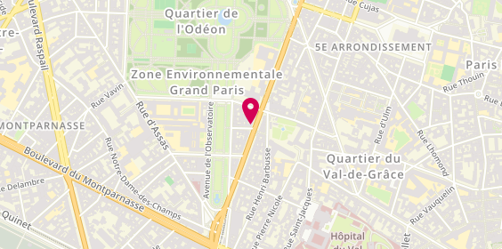 Plan de Left, 70 Boulevard Saint Michel, 75006 Paris