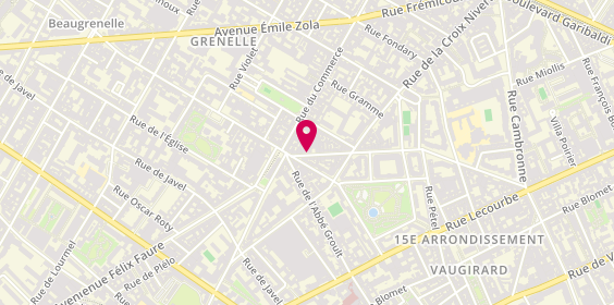 Plan de Perchiana, 7 Rue Mademoiselle, 75015 Paris
