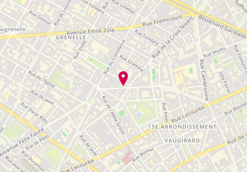 Plan de Tah 15, 23 Rue Mademoiselle, 75015 Paris