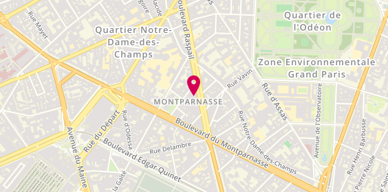 Plan de Monop' STANISLAS RASPAIL, 124-126 Boulevard Raspail, 75006 Paris