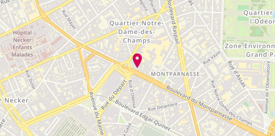 Plan de Crêperie Henri, 73 Boulevard du Montparnasse, 75006 Paris