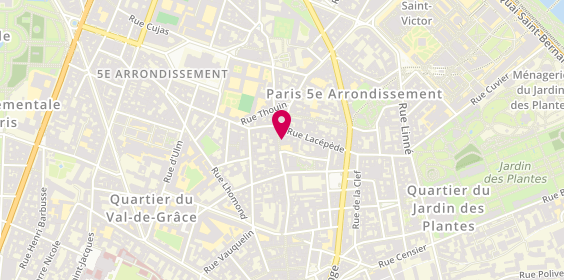 Plan de L'Assiette Aux Fromages, 25 Rue Mouffetard, 75005 Paris