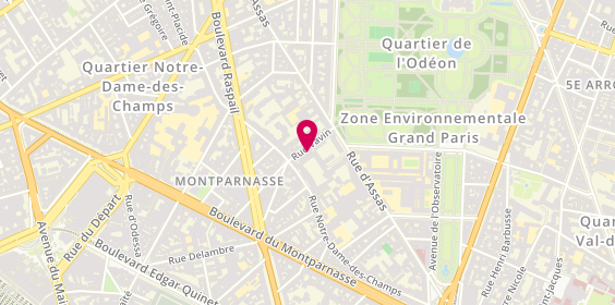 Plan de Obu, 11 Rue Vavin, 75006 Paris