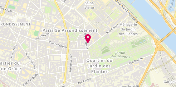 Plan de Jardin Burger, 4 Rue Linné, 75005 Paris