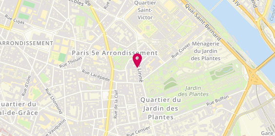 Plan de Etoil Edu Liban Jussieu, 13 Rue Linné, 75005 Paris
