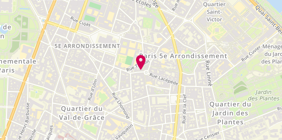 Plan de Au Vieux Cèdre, 2 Rue Blainville, 75005 Paris