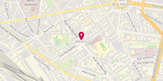 Plan de Les Délices de Reuilly, 89 Rue de Reuilly, 75012 Paris