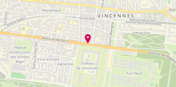 Plan de Vincennes Food, 20 Avenue Paris, 94300 Vincennes