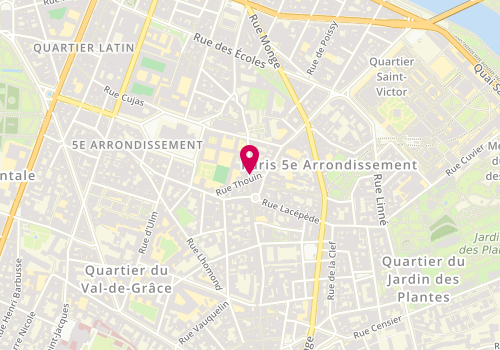 Plan de Joé Burger, 49 Rue Descartes, 75005 Paris