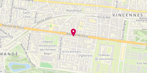 Plan de Bozen, 29 avenue de Paris, 94300 Vincennes