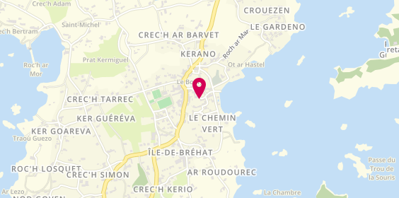 Plan de Sandwicherie de la Place, Le Bourg, 22870 Île-de-Bréhat