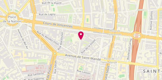 Plan de La Sorbonne, 78 avenue du Dr Arnold Netter, 75012 Paris