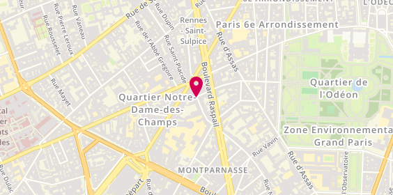 Plan de Pierre Sang Express, 12 Rue Notre Dame des Champs, 75006 Paris