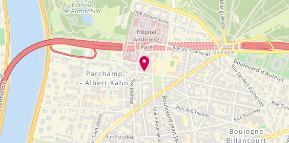 Plan de Patus & Paninus, 12 Rue du Parchamp, 92100 Boulogne-Billancourt