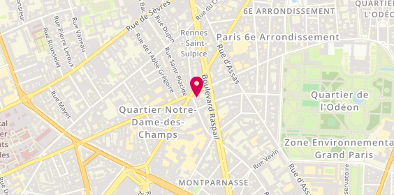 Plan de Paris-Pekin P P - Nezard, 3 Rue Notre Dame des Champs, 75006 Paris