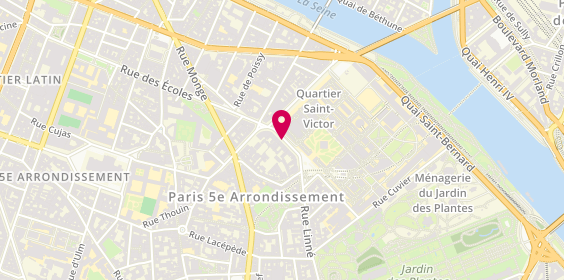 Plan de Burgari, 33 Rue Jussieu, 75005 Paris