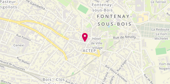 Plan de Les Saveurs du Penjab, 4 Rue Mauconseil, 94120 Fontenay-sous-Bois