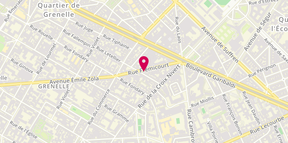 Plan de Pizza Hut, 16 Rue Frémicourt, 75015 Paris