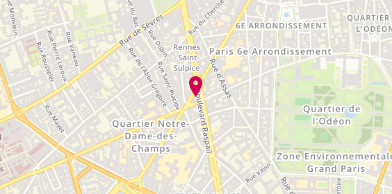 Plan de Foodélice, 80 Boulevard Raspail, 75006 Paris