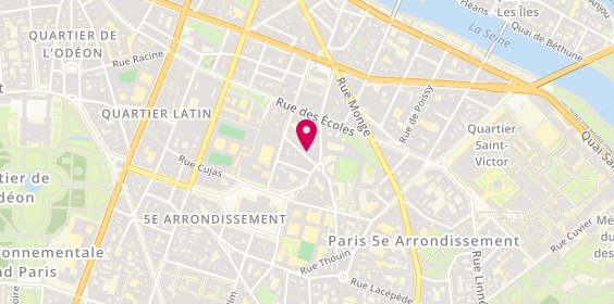 Plan de Restaurant Godjo, 8 Rue de l'Ecole Polytechnique, 75005 Paris