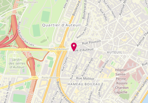 Plan de Le Buffet d'Auteuil, 75 Rue d'Auteuil, 75016 Paris