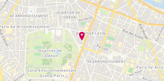 Plan de Restauprince, 62 Rue Monsieur le Prince, 75006 Paris