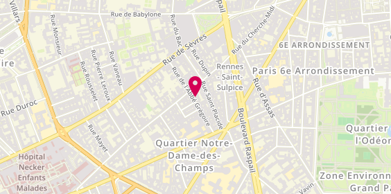 Plan de L'Atelier des Gâteaux, 23-24 Rue de l'Abbé Grégoire, 75006 Paris
