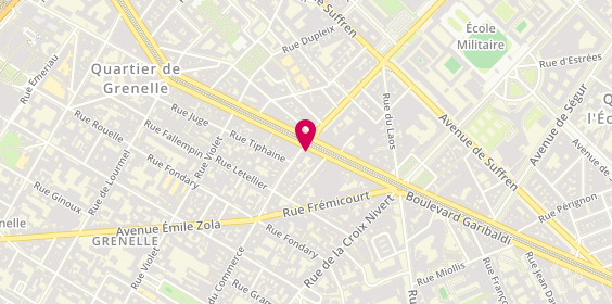 Plan de Mcdonald's, 1 Rue du Commerce, 75015 Paris