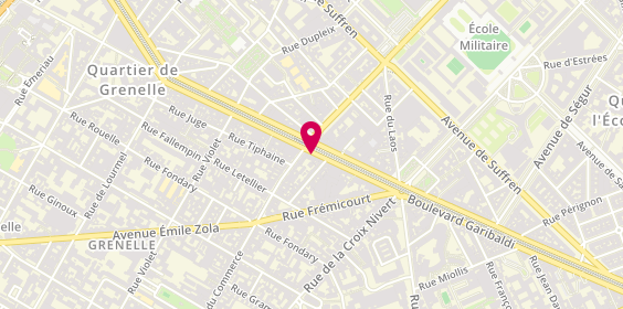 Plan de Sushi Shop, 130 Boulevard de Grenelle, 75015 Paris