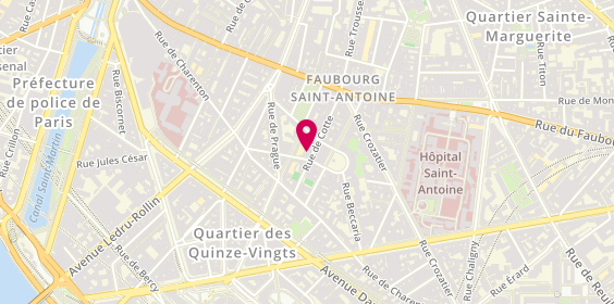 Plan de Bacioni, 11 Bis Rue de Cotte, 75012 Paris