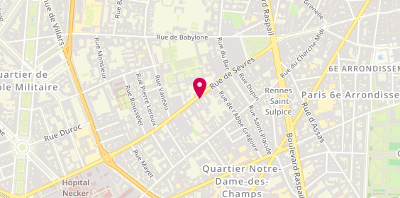 Plan de Poké Hop, 87 Rue de Sèvres, 75006 Paris