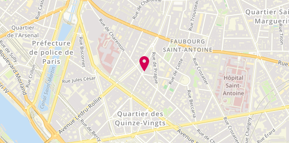Plan de Caffetteria Gemma, 44 Rue Traversiere, 75012 Paris