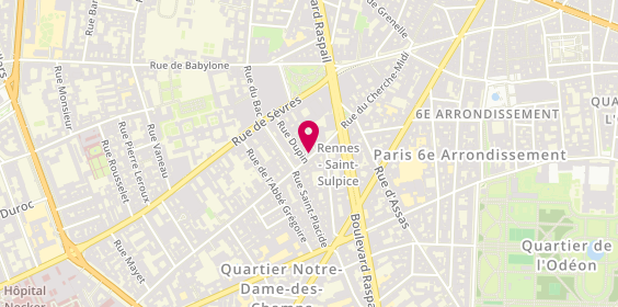 Plan de Pizza Di Gio, 48 Rue du Cherche-Midi, 75006 Paris