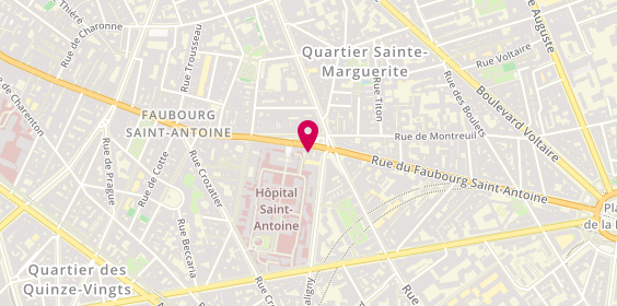 Plan de Le Nilu's, 192 Rue du Faubourg Saint-Antoine, 75012 Paris