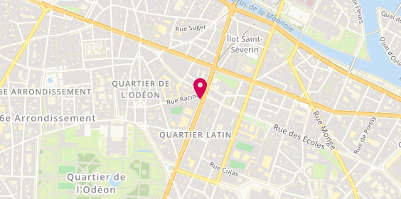 Plan de Five Pizza Original, 32 Boulevard Saint-Michel, 75006 Paris