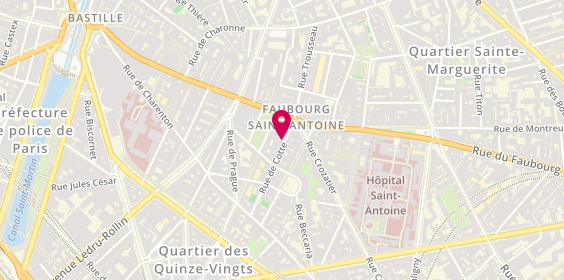 Plan de Clasico Argentino Cotte, 27 Rue de Cotte, 75012 Paris