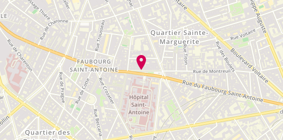 Plan de Cardamome Café, 205 Rue du Faubourg Saint-Antoine, 75011 Paris