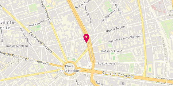 Plan de Sanioura, 27 Boulevard de Charonne, 75011 Paris