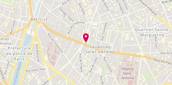 Plan de Sushi Shop, 111 Rue du Faubourg Saint-Antoine, 75011 Paris