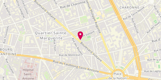 Plan de Caffé Shop, 215 Bis Boulevard Voltaire, 75011 Paris