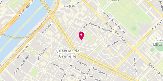 Plan de Sekaparis, 10 Rue George Bernard Shaw, 75015 Paris