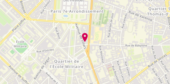 Plan de Salade & Cake, 19 avenue de Villars, 75007 Paris