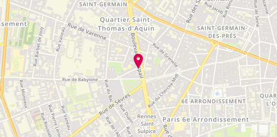 Plan de Cojean, 42 Boulevard Raspail, 75007 Paris