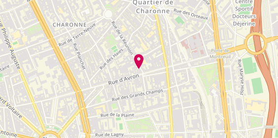 Plan de Dinapoli, 1 Bis Rue de la Réunion, 75020 Paris