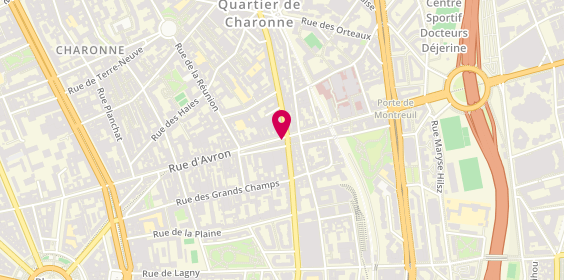 Plan de Buffet Dost, 92 Rue d'Avron, 75020 Paris